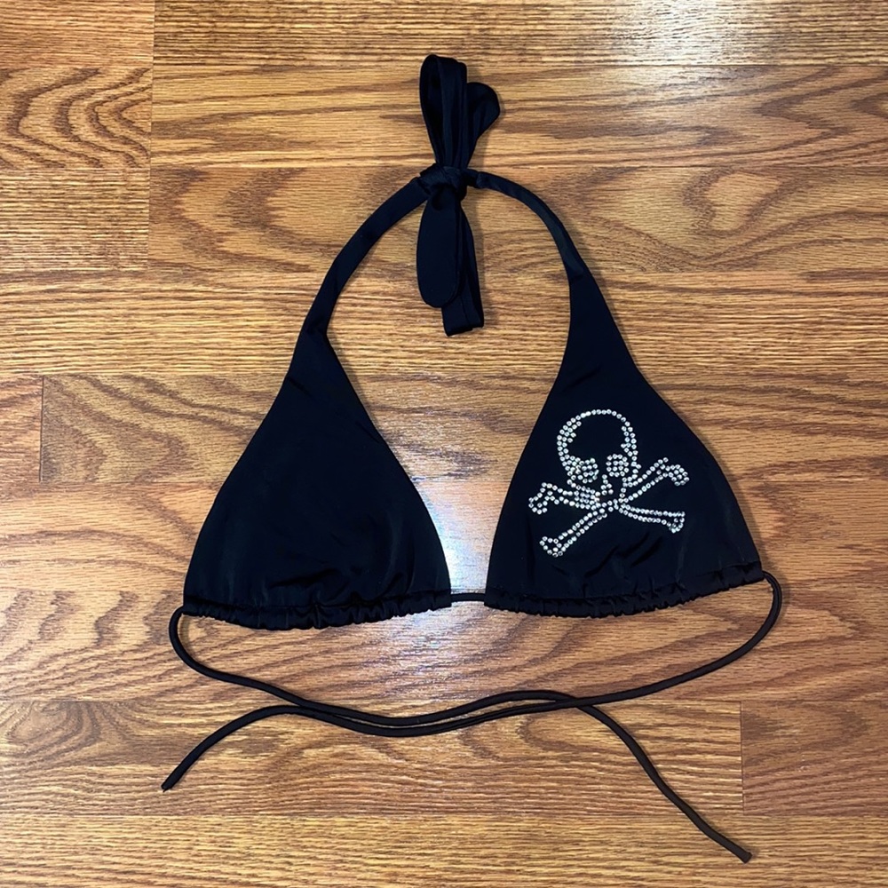 Victoria’s Secret skull rhinestone bikini